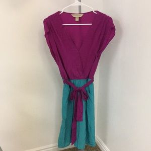 Comfy, fuschia/turquoise dress